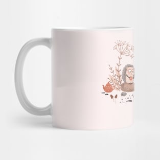 Cute Hedgehog drinking tea Mug